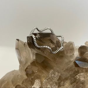 NEW! 925 Sterling Silver Wavy Ring.